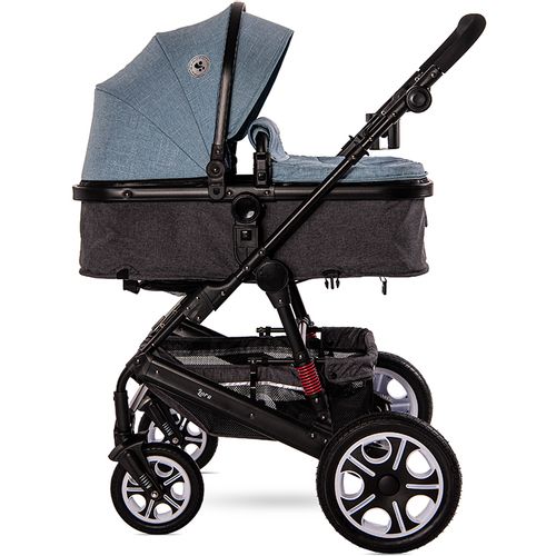 LORELLI LORA LUXE Sky Blue Kolica 3u1: Košara + Autosjedalica + Zimska Navlaka (0mj+) - (do 15kg/96cm) slika 3