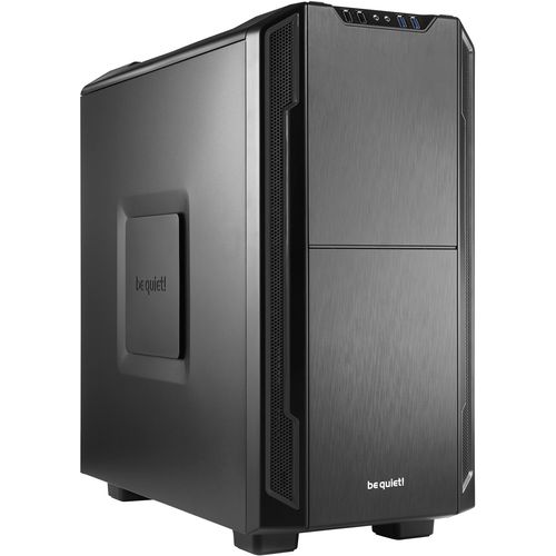 be quiet! BG036 PURE BASE 500 Metallic Gray, MB compatibility: ATX / M-ATX / Mini-ITX, Two pre-installed be quiet! Pure Wings 2 140mm fans, Ready for water cooling radiators up to 360mm slika 1