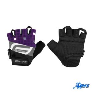 Force Ženske rukavice za biciklizam Square Lady Purple