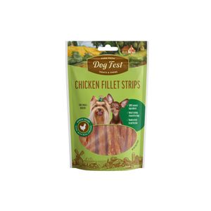 Dog Fest Chicken Fillet Strips, Small breed, poslastica za pse malih pasmina, štapići s piletinom, 55 g