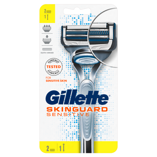 Gillette skinguard sensitive brijač + 2 dopune slika 1