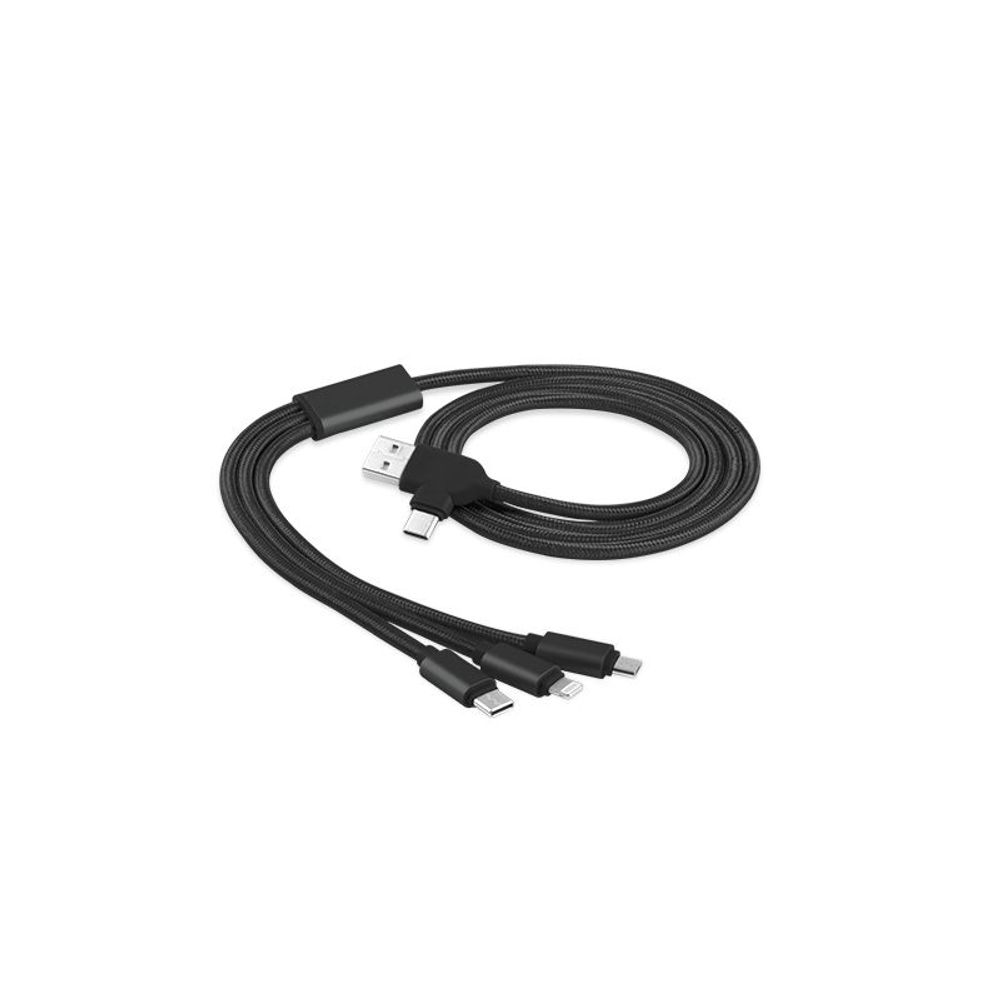 FLET 6IN1,USB kabal za punjenje 6u1,crni slika 1