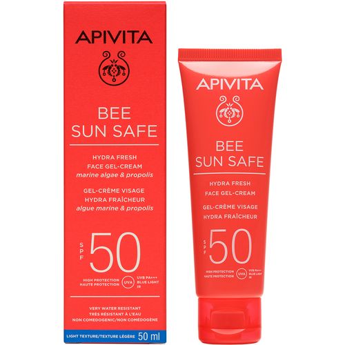 Apivita bee sun safe hidratantna gel-krema za lice SPF 50 50ml slika 1