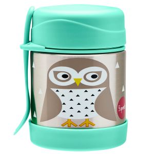 3Sprouts® Termo posudica s priborom za hranjenje 325 ml Owl