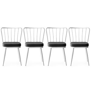Woody Fashion Set stolica (4 komada), Bijela boja, Yıldız - 229