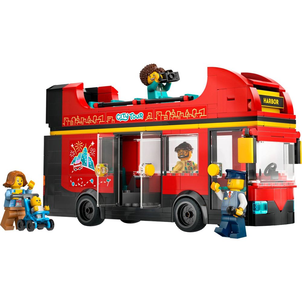 LEGO 60407 Crveni dvospratni autobus za razgledanje grada slika 2