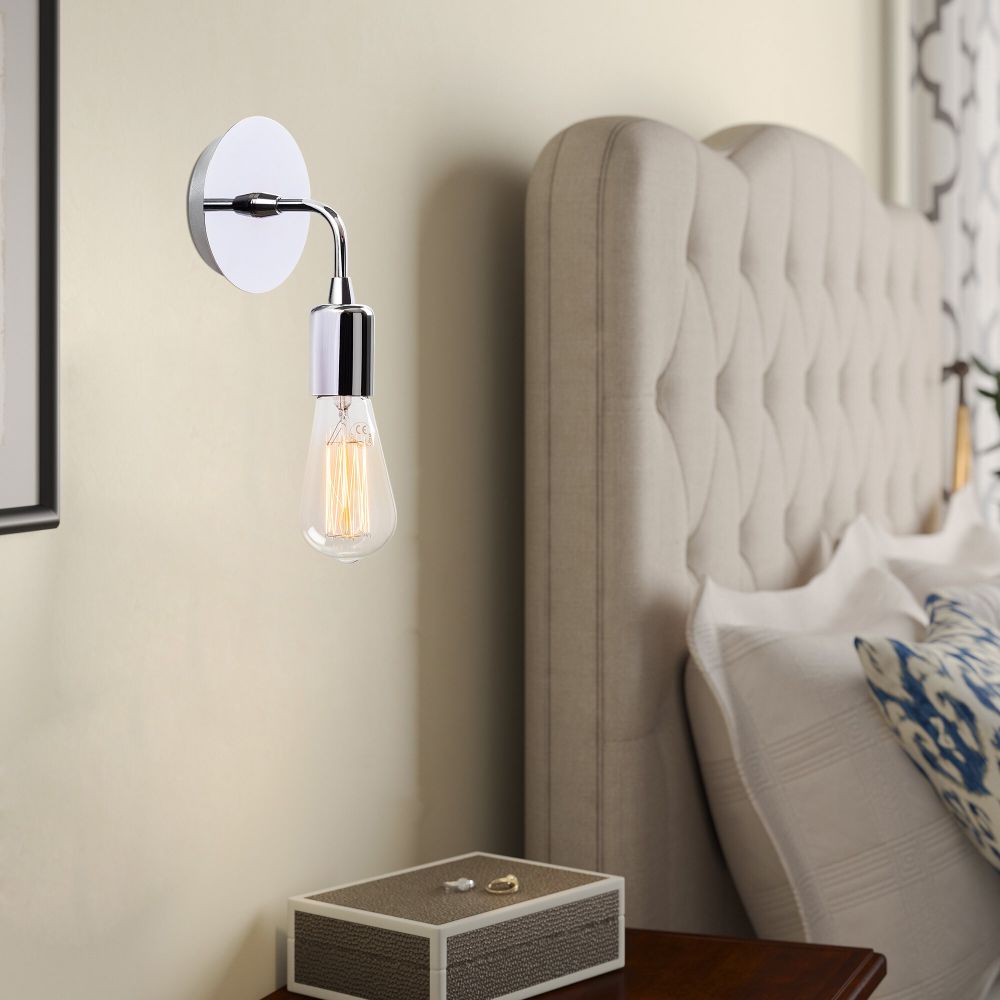 Harput - N-1323 Chrome Zidna Lampa slika 1