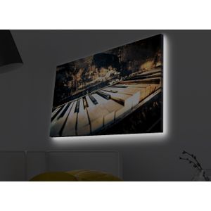 4570MDACT-006 Multicolor Decorative Led Lighted Canvas Painting