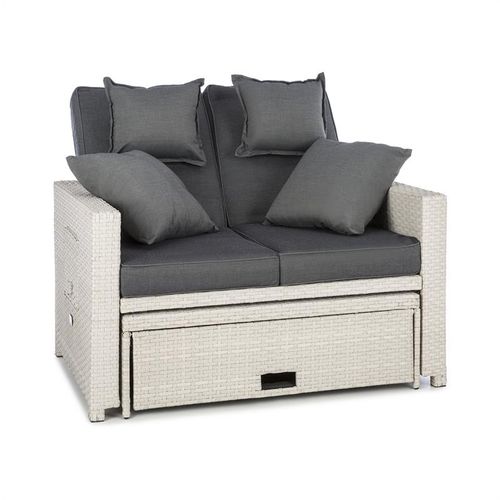 Blumfeldt Komfortzone rattan-lounge-sofa, Bijela slika 1