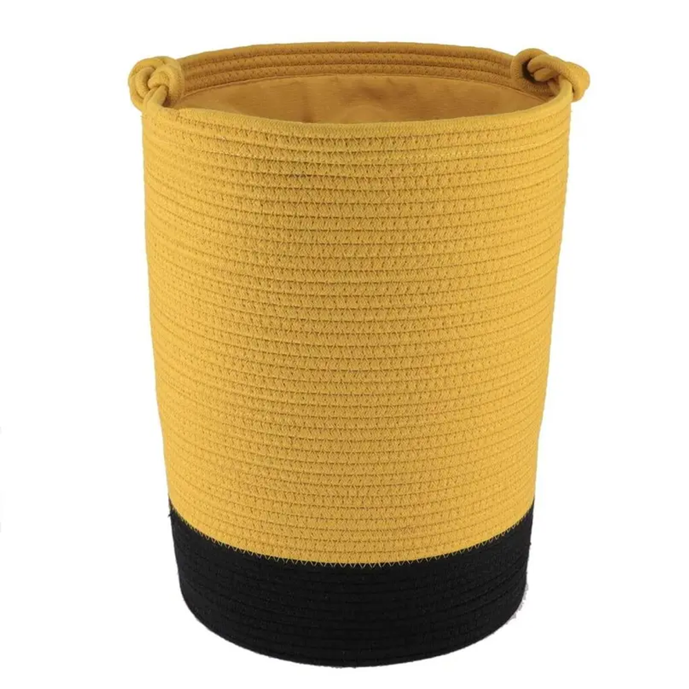 Tendance pletena košara 50x33,5 cm, žuta crna slika 1