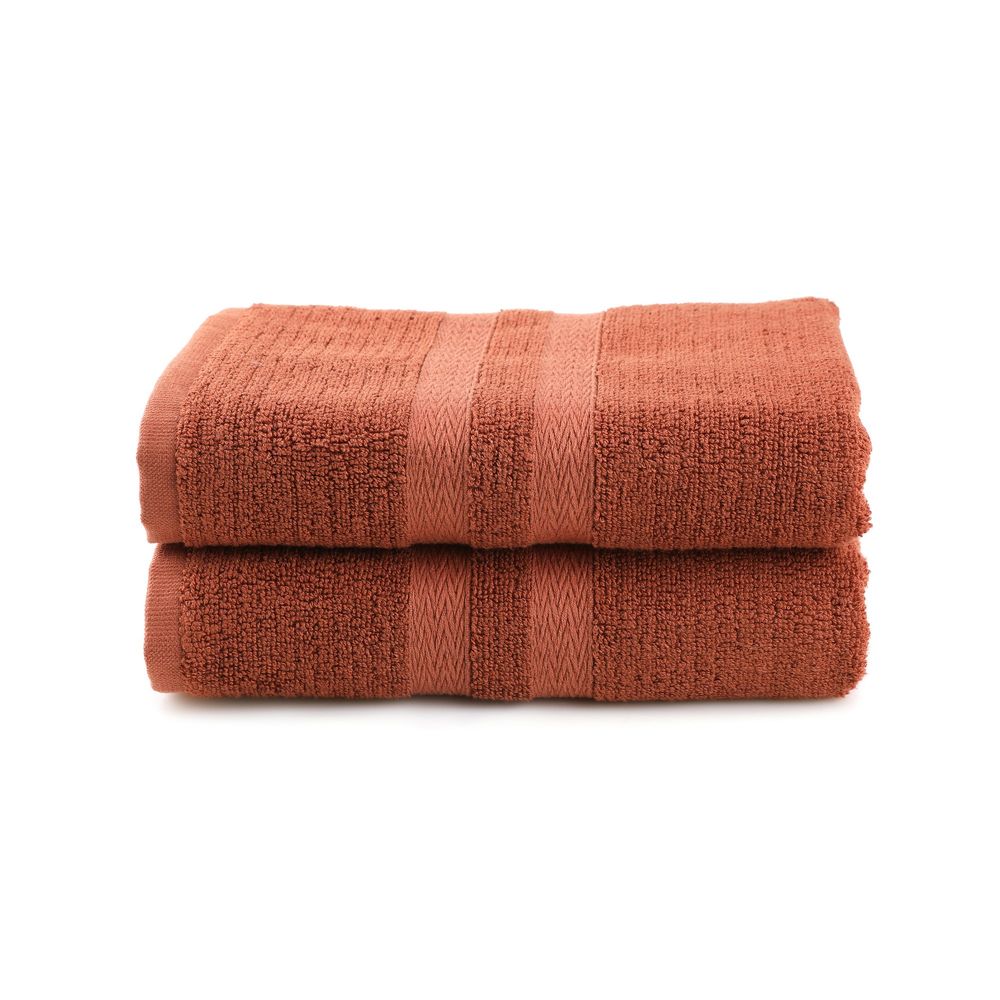 Ayliz - Set tamnosmeđih kupka peškira (2 komada) slika 2
