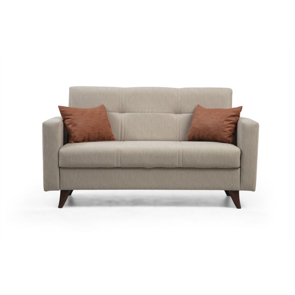 Polya - Bež Sofa na Razvlačenje za Dva Sjedišta slika 3
