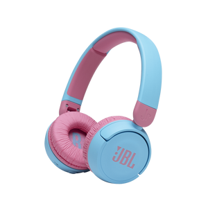 JBL JR310BT Bluetooth children's wireless on-ear headphones, blue.