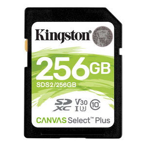 Kingston 256GB Canvas Select Plus, SDHC