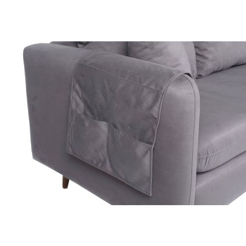 Atelier Del Sofa Sofia Ugaoni Kauč Desni Ugao - Siva slika 7