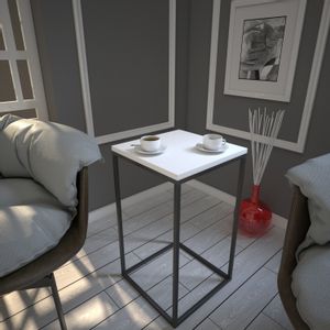 Pure - White White Side Table