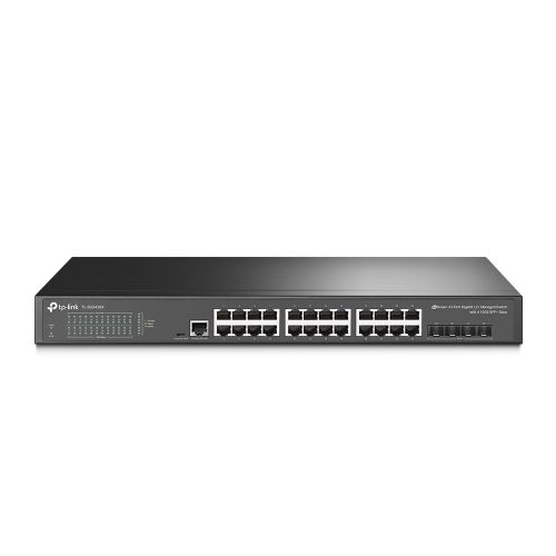 TP-LINK JetStream TL-SG3428X 24-Port Gigabit L2+ Switch s 4 10GE SFP+ utora slika 1