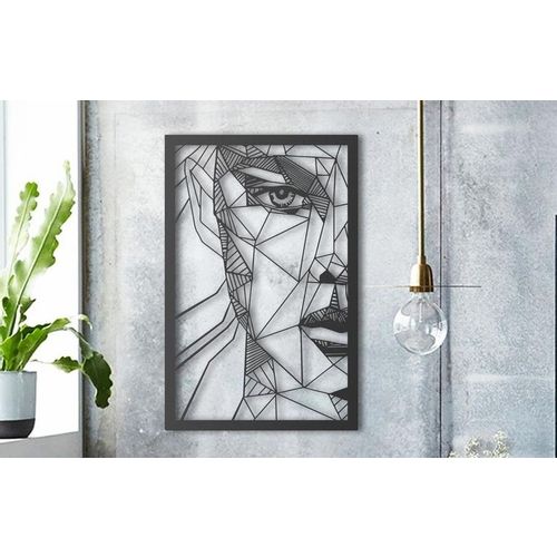 Metalna slika Mysterious girl 60x100cm slika 1