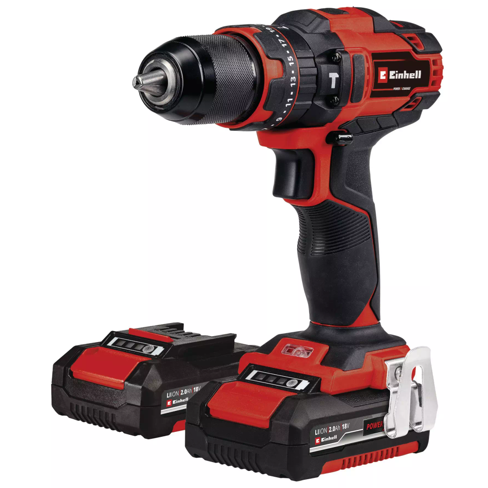 Einhell PXC aku bušilica TE-CD 18/40 Li-i +69 Kit (2x2,0 Ah+ punjač) slika 1