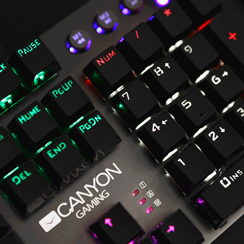 Canyon Nightfall GAMING KEYBOARD GK-7 tastatura, mehanička CND-SKB7-US slika 7