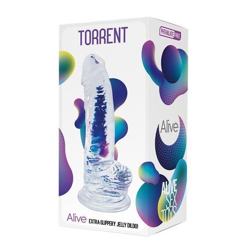 Alive Torrent Jelly Dildo 20,6cm slika 4