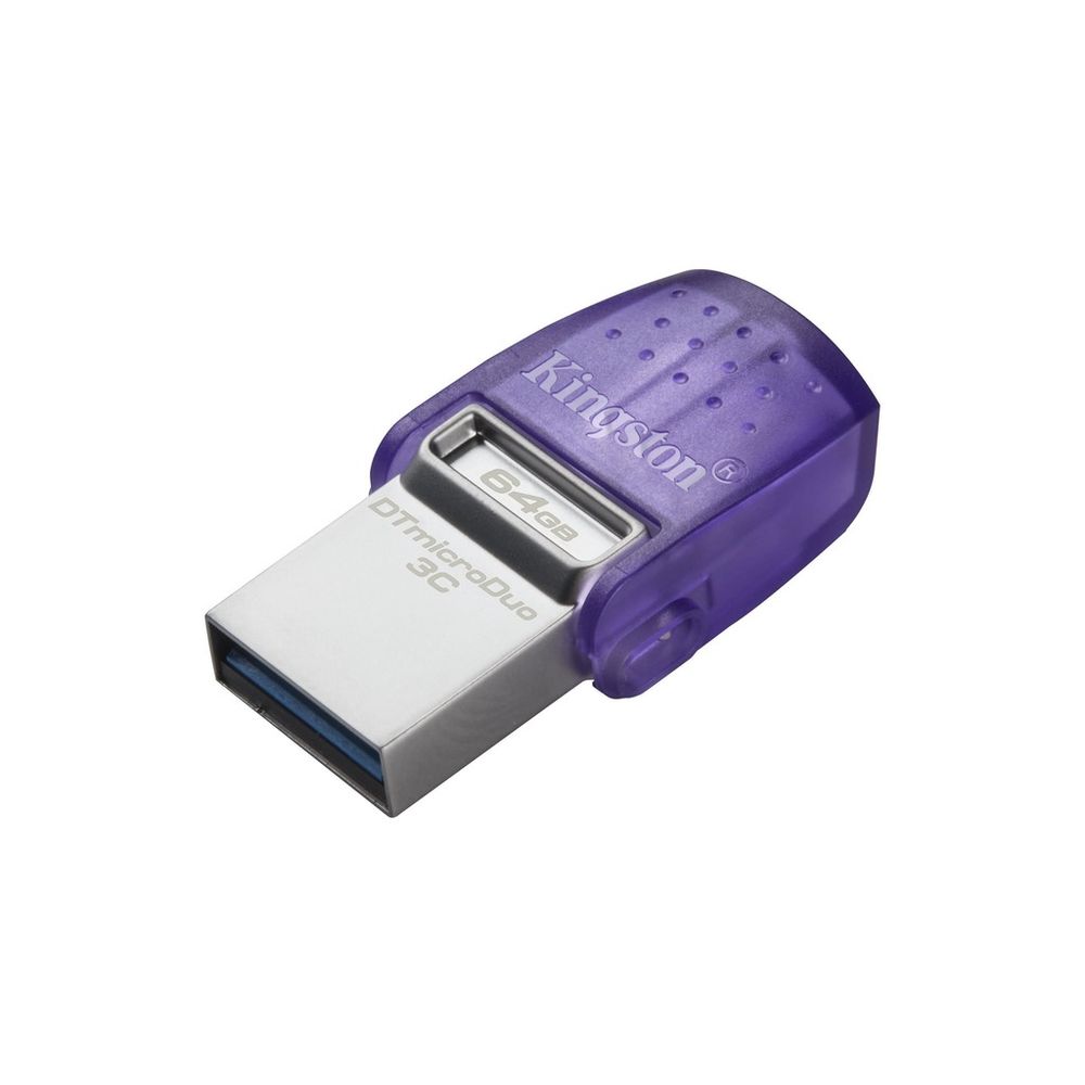 Kingston DT microDuo 3C 64GBUSB Type-A and USB Type-C portUp to 200MB/s read slika 1