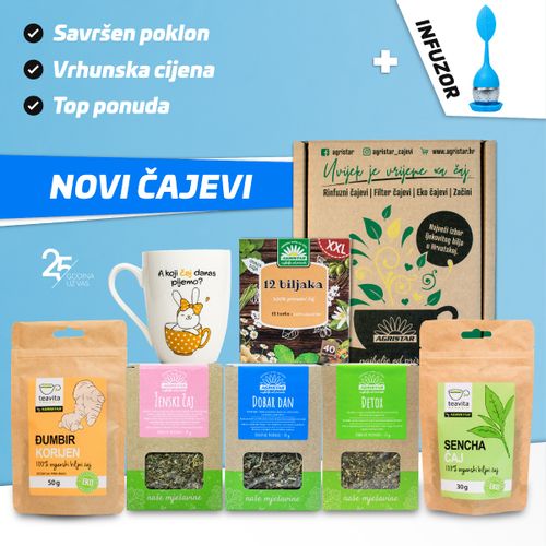 Agristar poklon paket novi čajevi slika 1