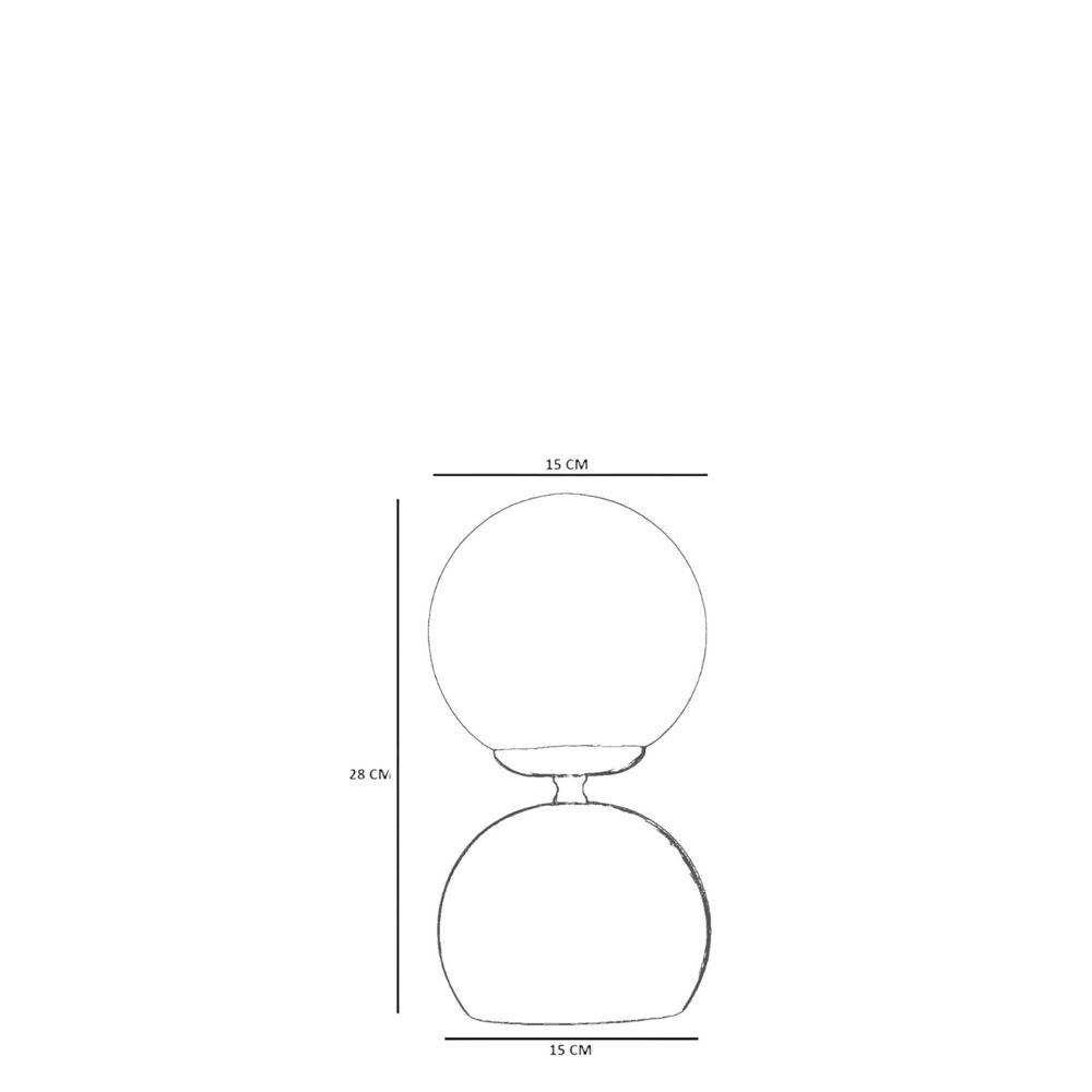 Opviq Stolna lampa 061, med, zlatna slika 5