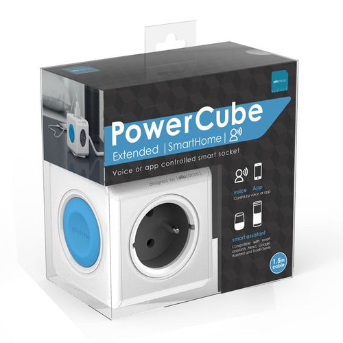 Allocacoc PowerCube Original Smart Home koc za nap. 4x230V uprav iOS 10751/DEORSH slika 2