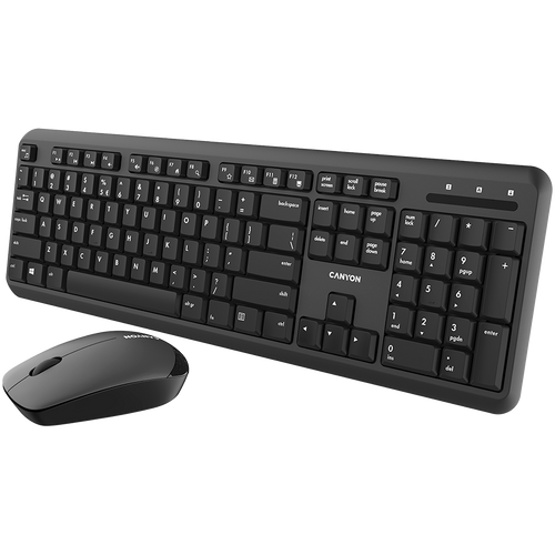 Canyon SET-W20 bežični komplet tastatura+miš crni slika 1