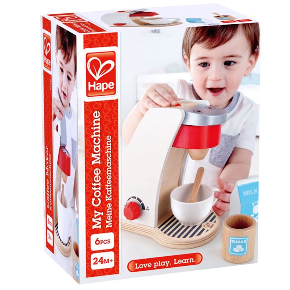 Hape Drveni aparat za kafu My Coffee Machine E3146A  slika 5