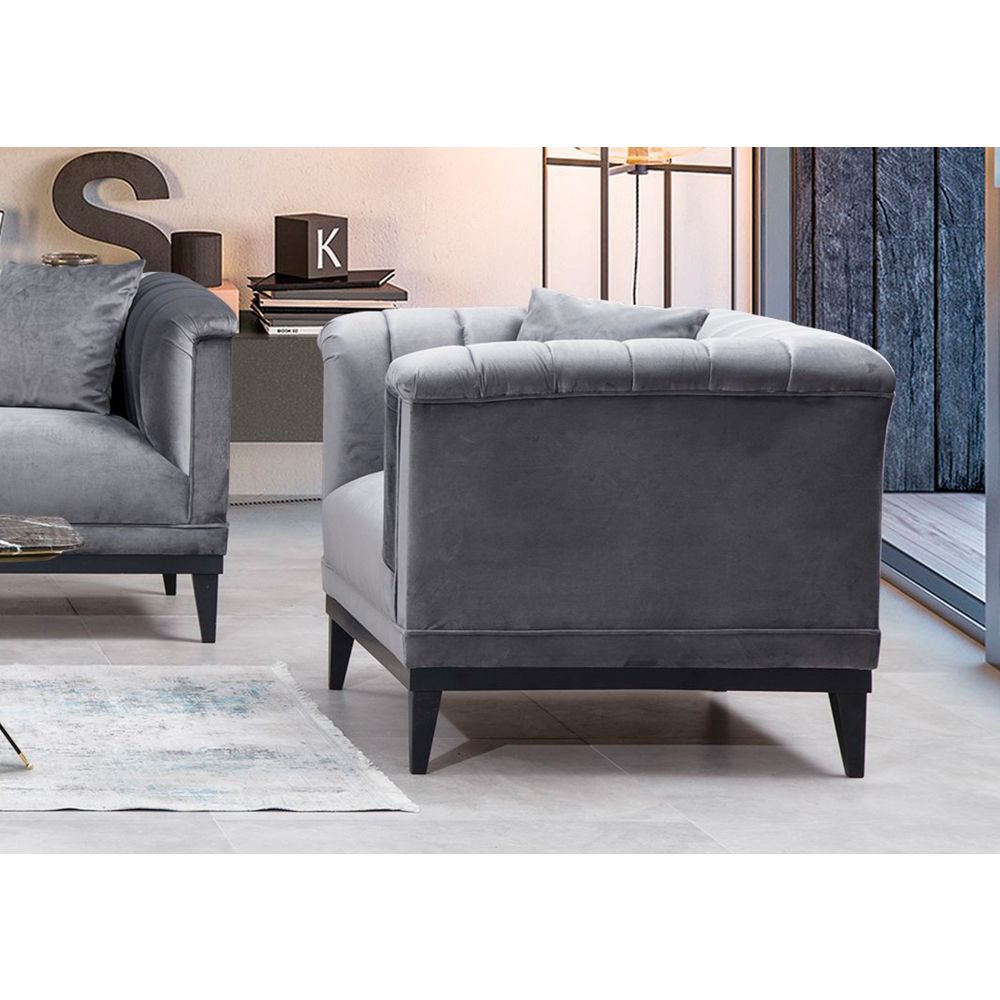 Trendy - Tamno Siva Wing Chair slika 2