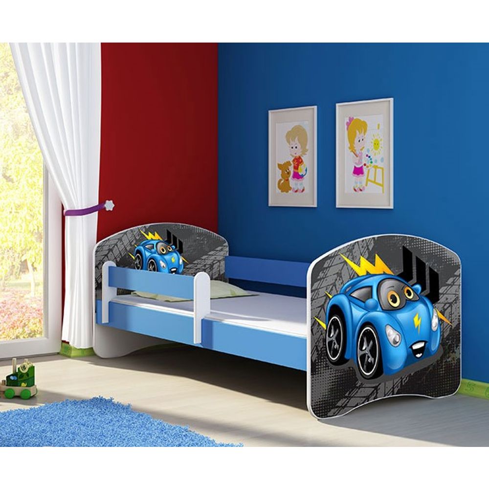 ACMA Dječiji krevet Acma II Blue - 140x70cm - Dezen 04 slika 1