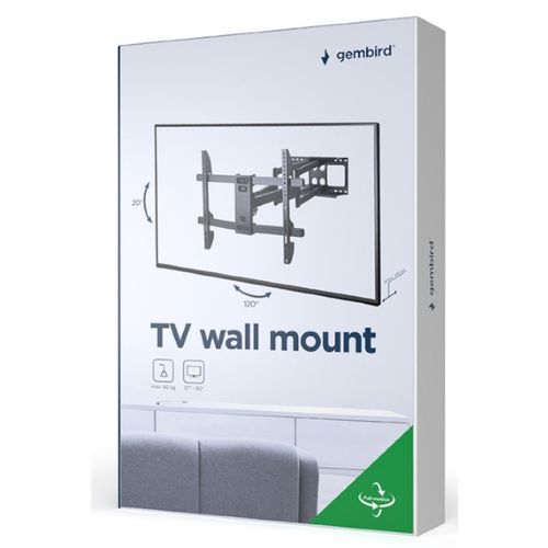 WM-80ST-02 Gembird TV nosac okretanje/tilt 37-80 VESA max.60x40cm, max 60kg, drzac slika 4