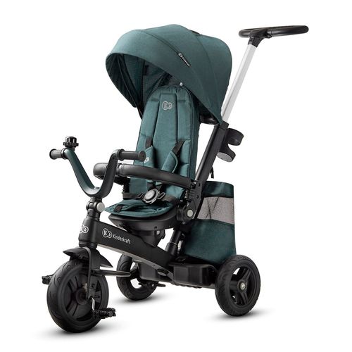 Kinderkraft tricikl Easytwist midnight green slika 1