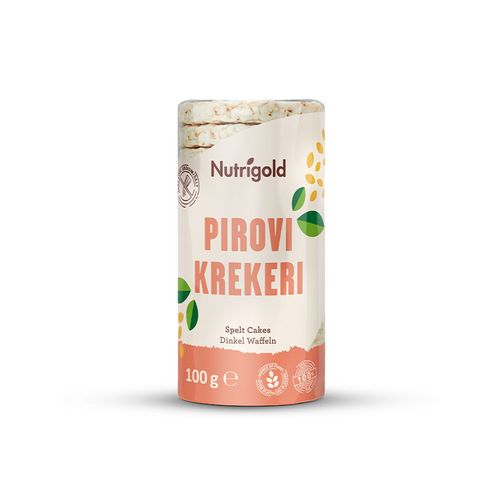 Nutrigold Pirovi krekeri - Natural 100g  slika 1