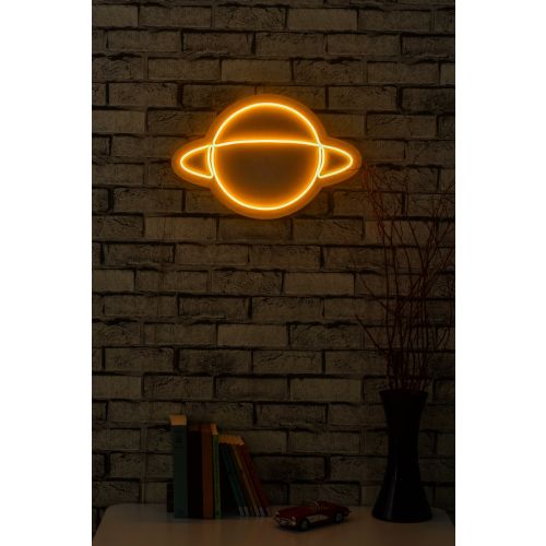 Wallity Ukrasna plastična LED rasvjeta, Saturn - Yellow slika 12