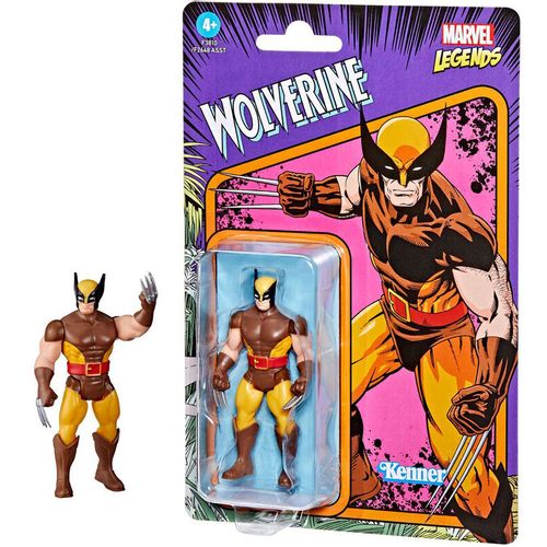 HASBRO Marvel Legends Retro Wolverine figure 9,5cm slika 1