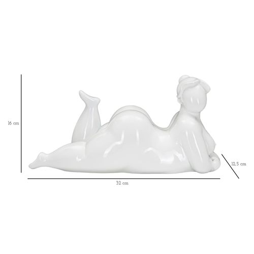 Mauro Ferretti Dekoracija WOMAN YOGA RELAX cm 32X12,5X16 slika 7