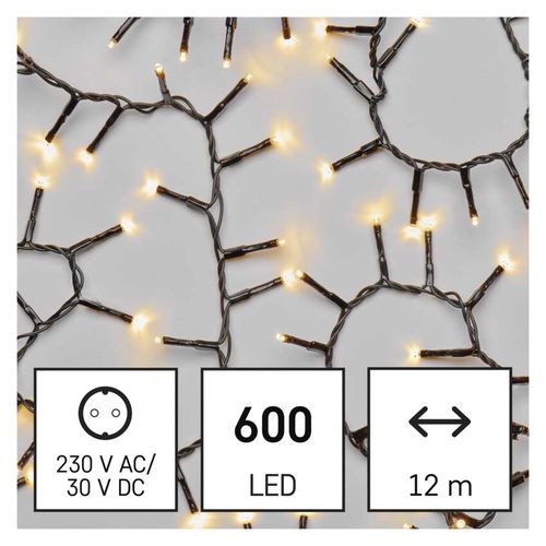 Emos LED svetlosni lanac 600 LED- jež 12m MTG-D4BW03 slika 2