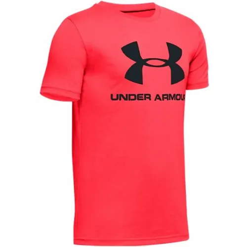 Under armour sportstyle logo short sleeve jr 1330893-628 slika 7