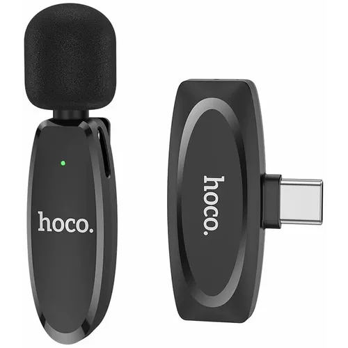 HOCO bežični lavalier mikrofon za Type C L15 crni slika 1