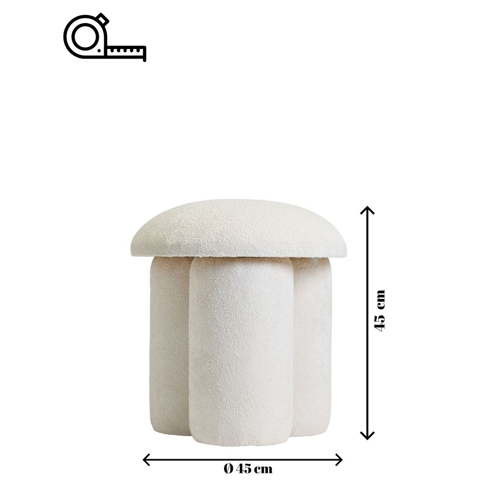 Pouffe Magnus - Bijela slika 7