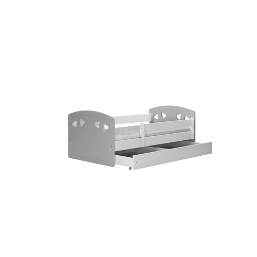 Drveni dječji krevet Julia s ladicom - sivi - 160*80 cm slika 3