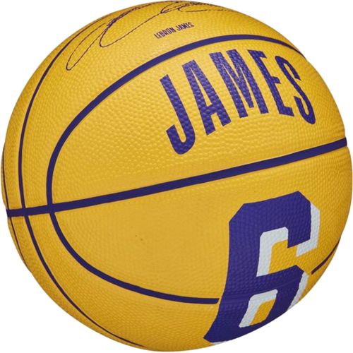 Wilson NBA Player Icon lebron James mini košarkaška lopta wz4007201xb slika 2