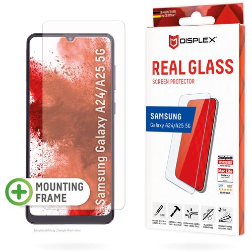 Zaštitno staklo DISPLEX Real Glass 2D za Samsung Galaxy A24/A25 5G (01826) slika 1