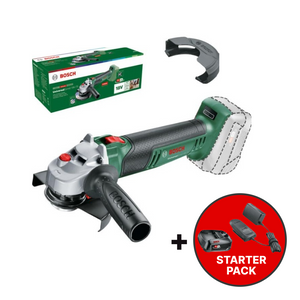 Bosch UniversalGrind18V-75 solo alat - aku kutna brusilica  + Starter Set 18V Alliance – baterija PBA 18V 2,5 Ah + punjač AL 18V-20 W