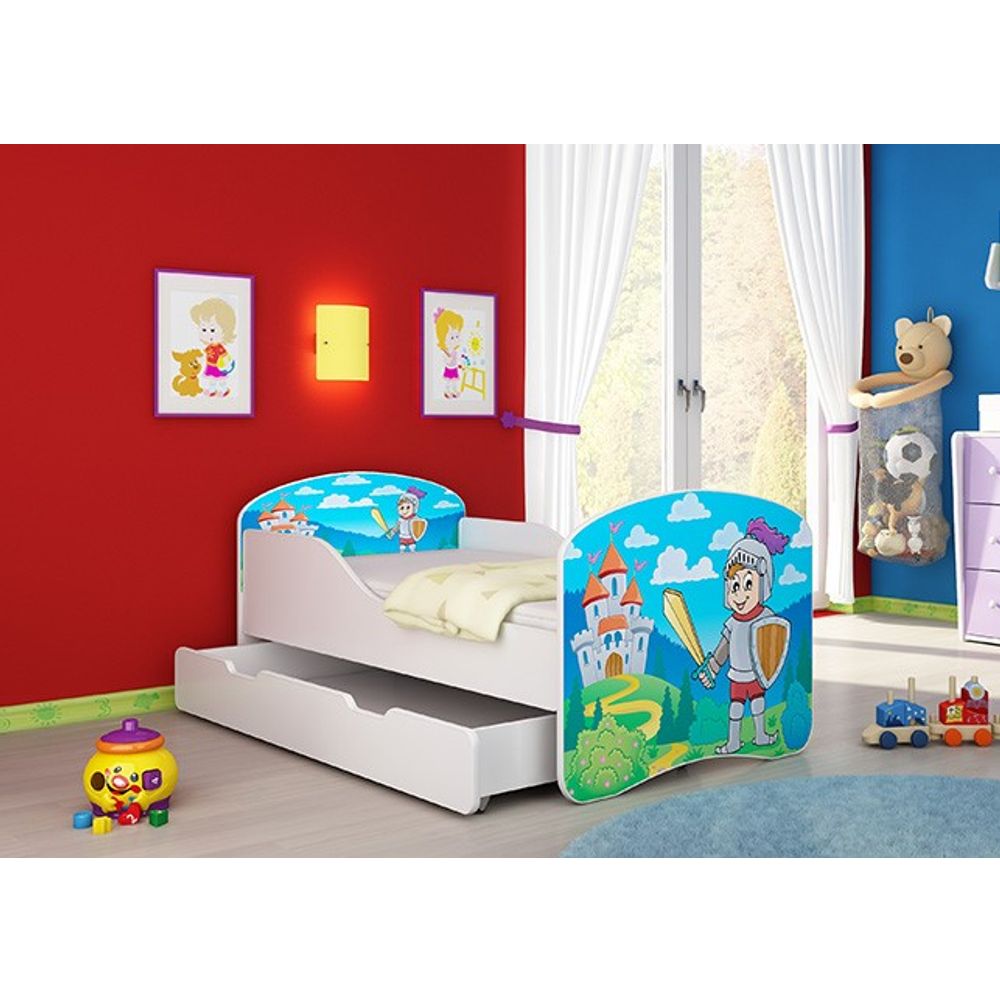 ACMA Dječiji krevet Acma I sa ladicom - 140x70cm - Dezen 32 slika 1