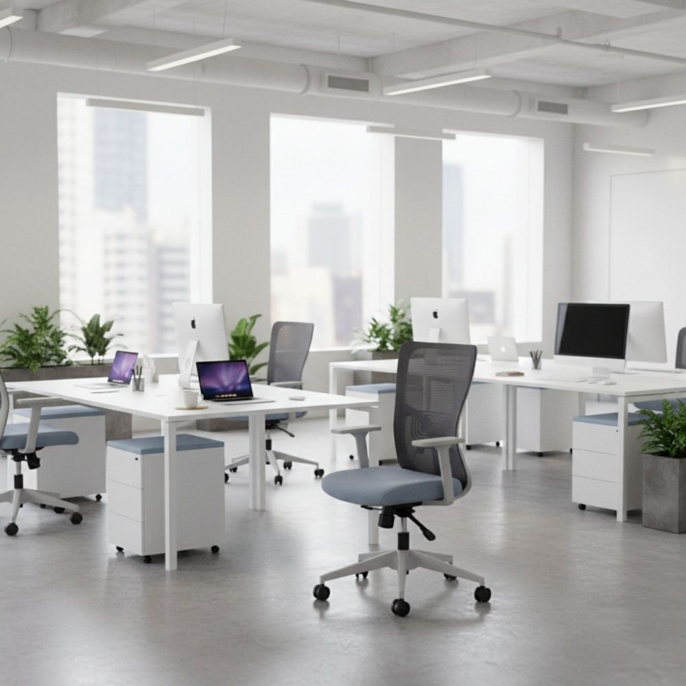 Office chair Lumbar 108 - Grey colour slika 1