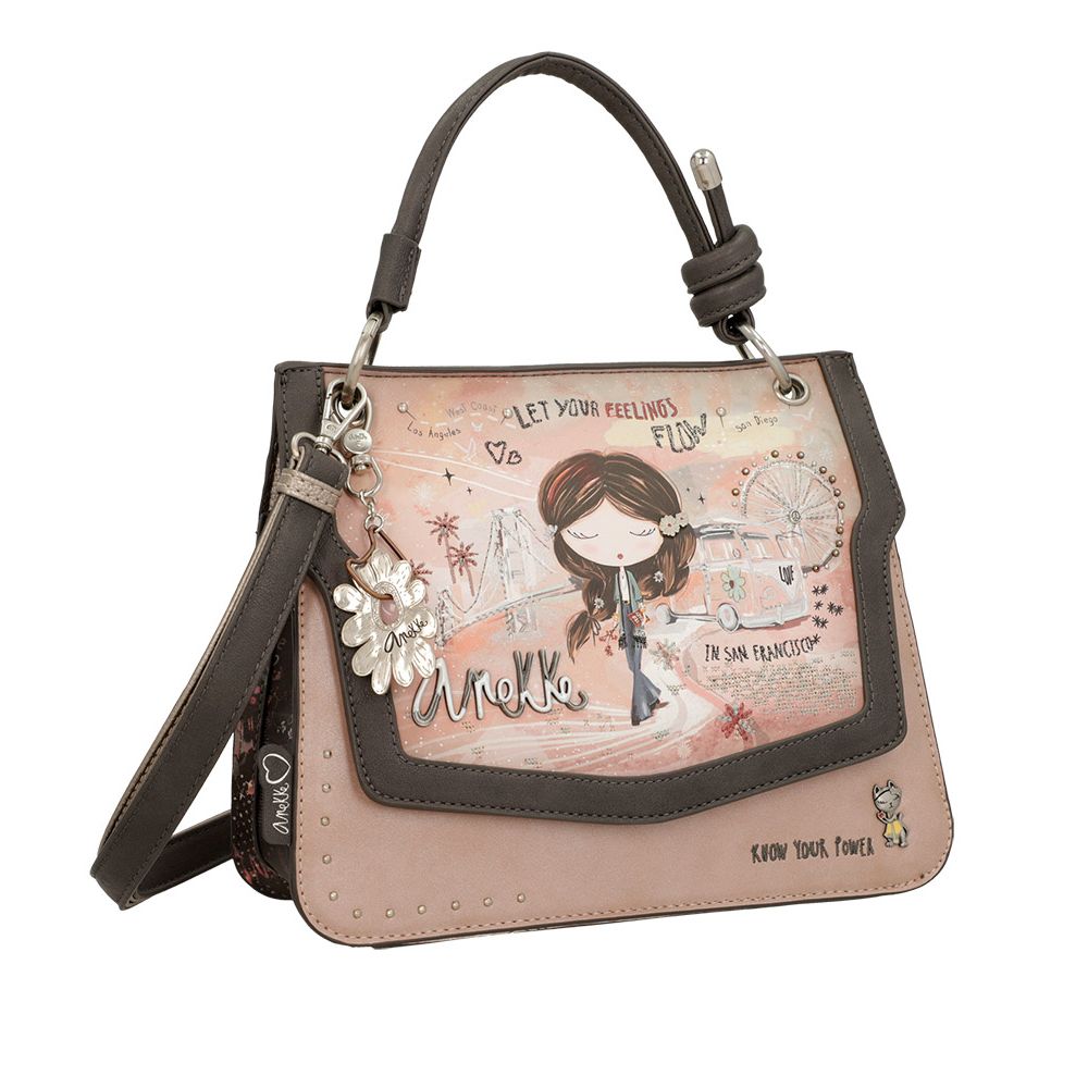 Torba fashion Anekke SS24 Peace&amp;Love pink M-28x22x10cm 38823-403 P20 NETTO slika 11